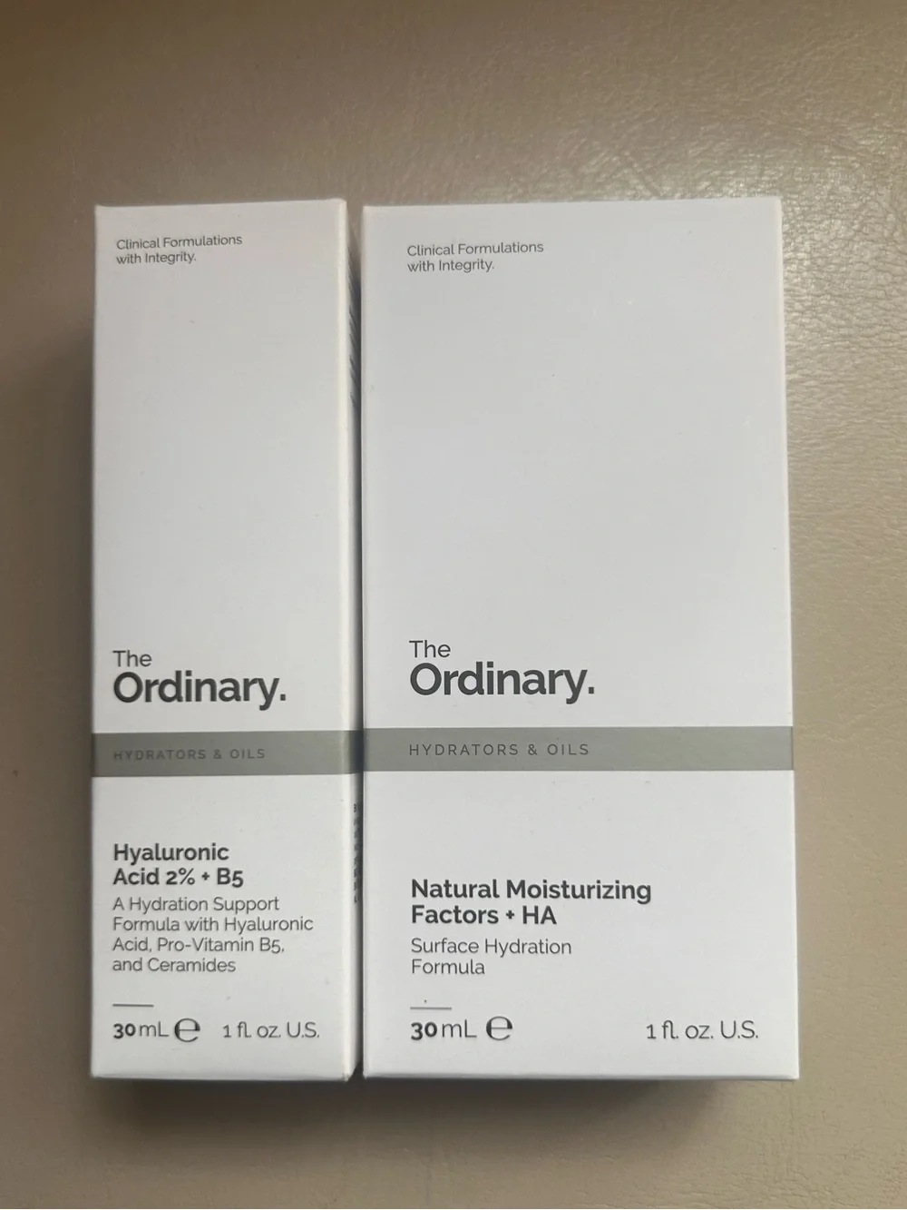 The Ordinary Hyaluronic skincare duo #2